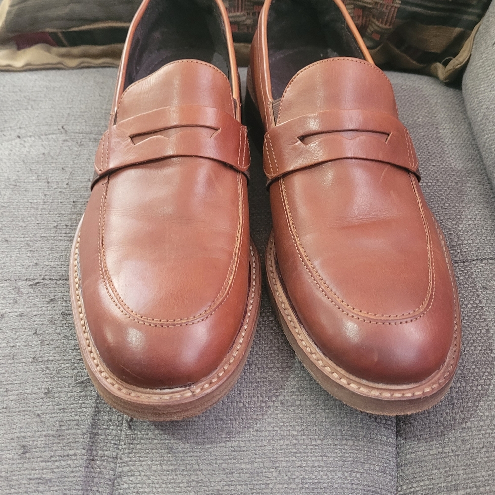 Classic Brown Leather Loafers